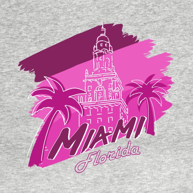 Miami Freedom Tower by SM Shirts